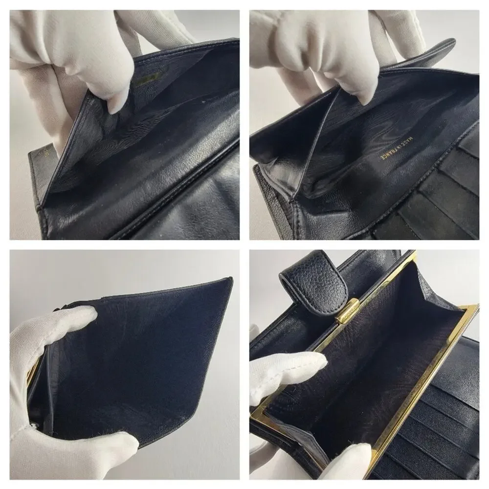 CHANEL Black Cavier CC Leather Long Wallet - Picture 8 of 10